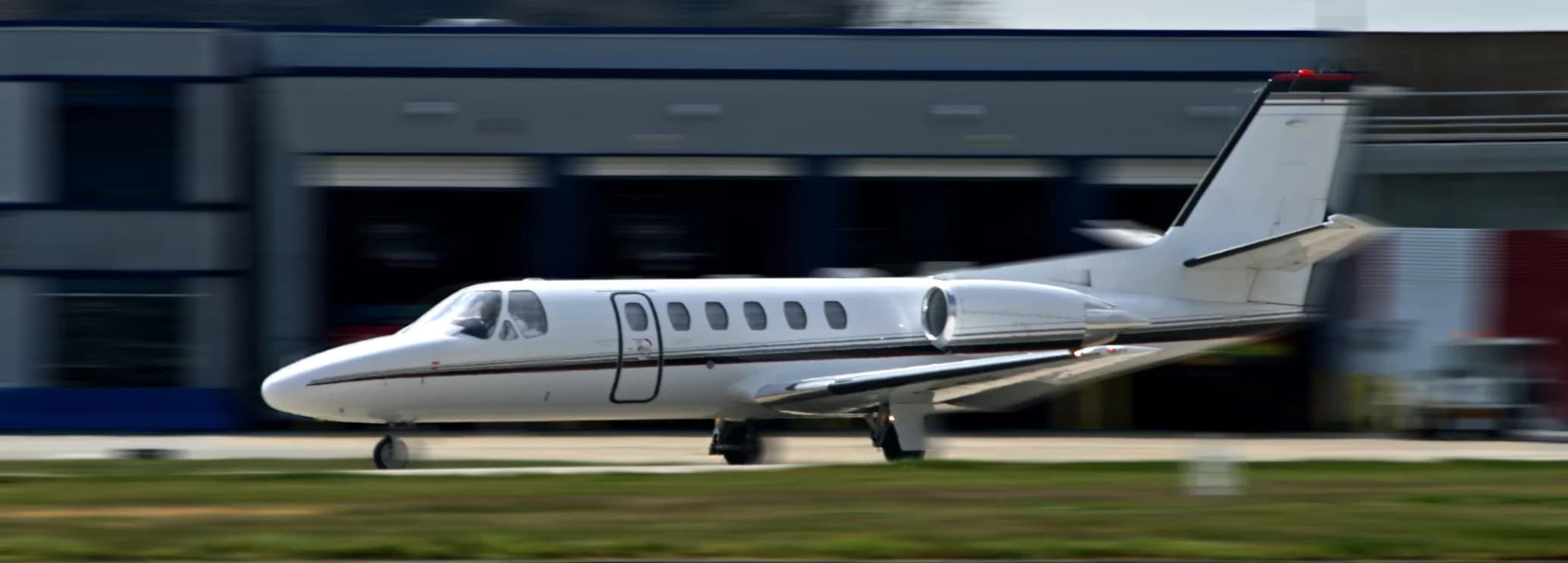 Cessna Citation Ultra (Citation V Ultra) private jet available for charter through Hogani Jets on the airport ramp