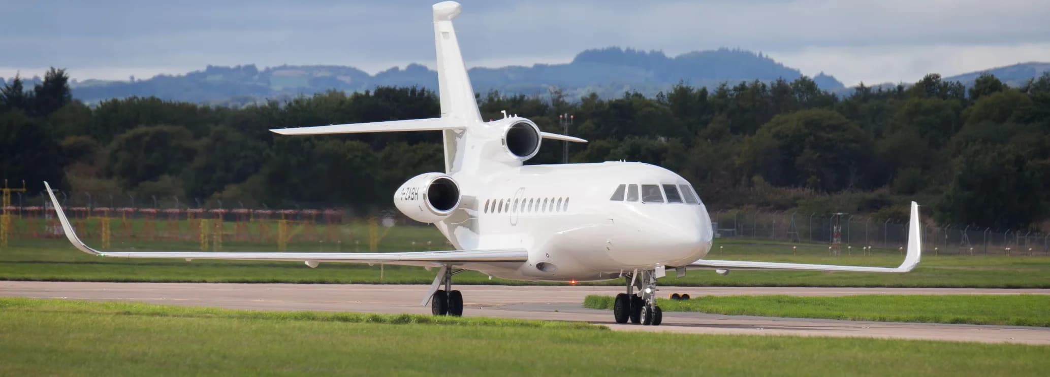 Dassault Falcon 900DX heavy trijet available for private jet charter