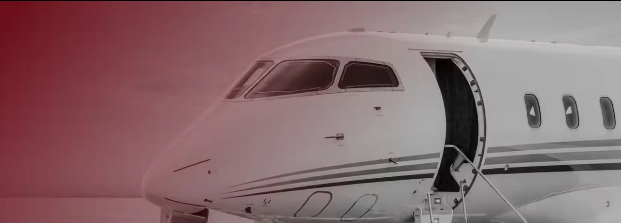 Private jet arriving at Lynden Pindling International Airport in Nassau after departing Miami Opa-Locka.