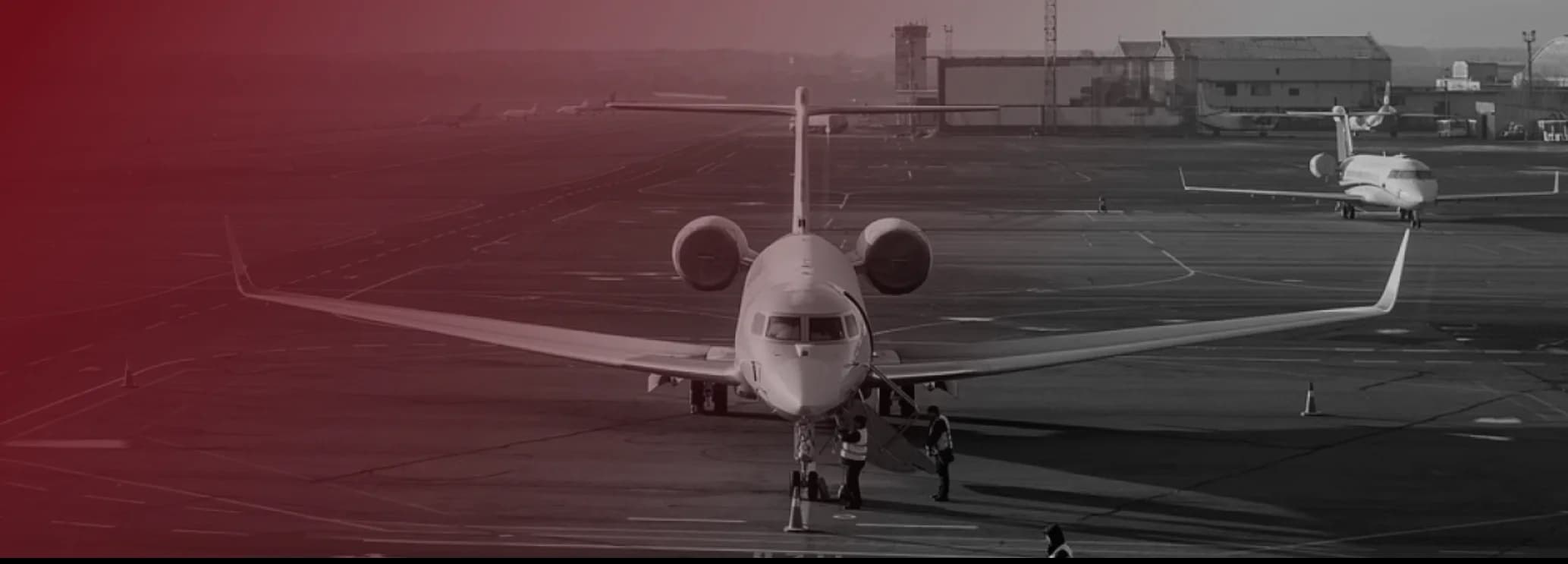 Luxury private jet arriving at Harry Reid International Airport in Las Vegas after a New York charter flight.