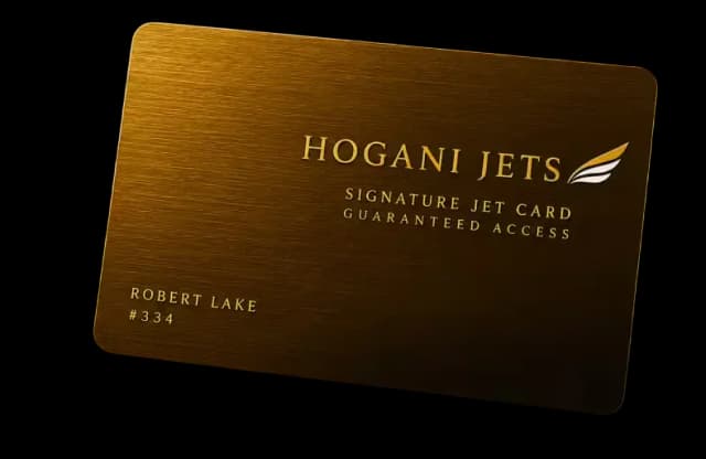 Signature Jet Card private jet membership plan
