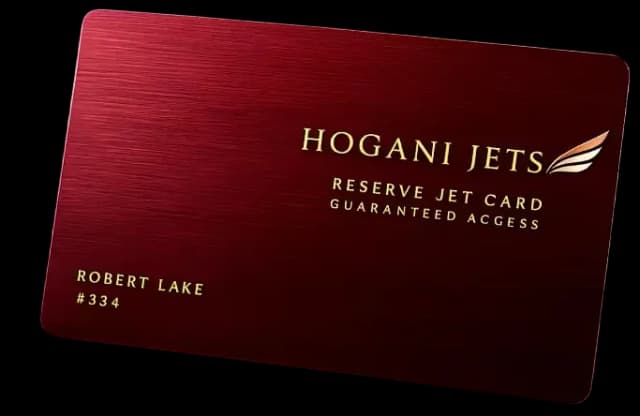 Reserve Jet Card private jet membership plan
